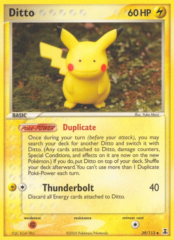 Ditto Pikachu #39
