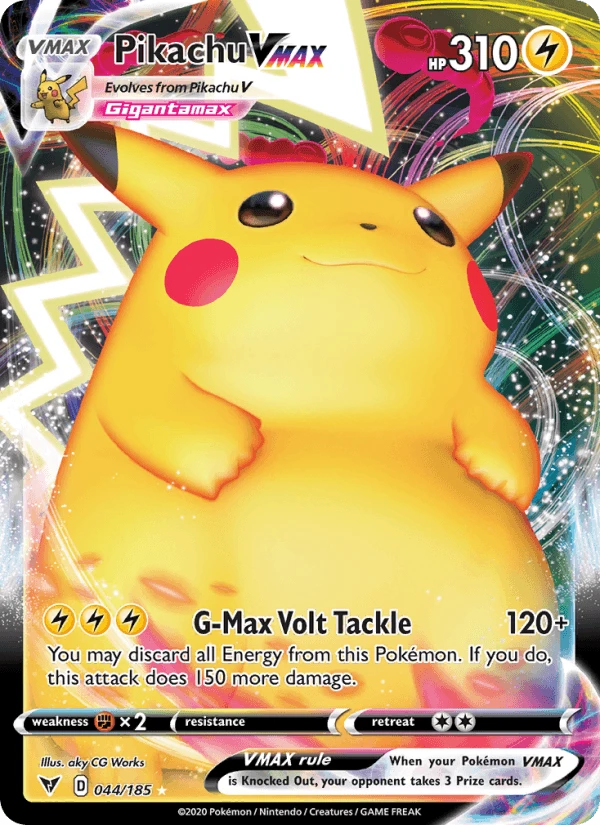 Pikachu Vmax #44