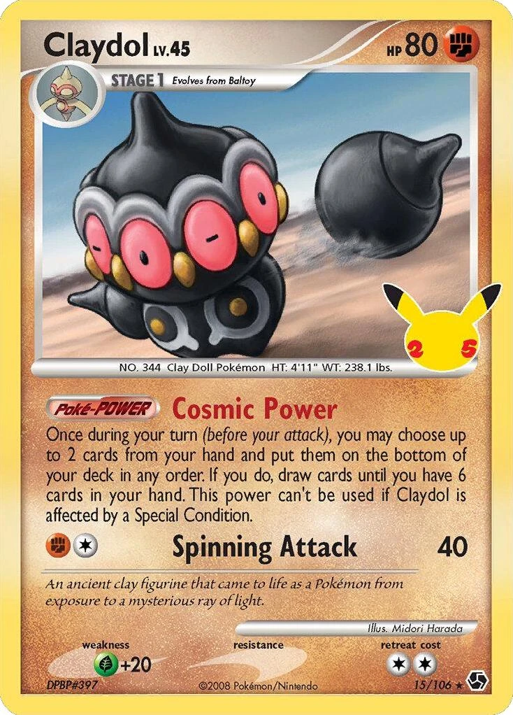 Claydol Holo #15