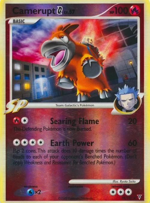 Camerupt Reverse Holo #19