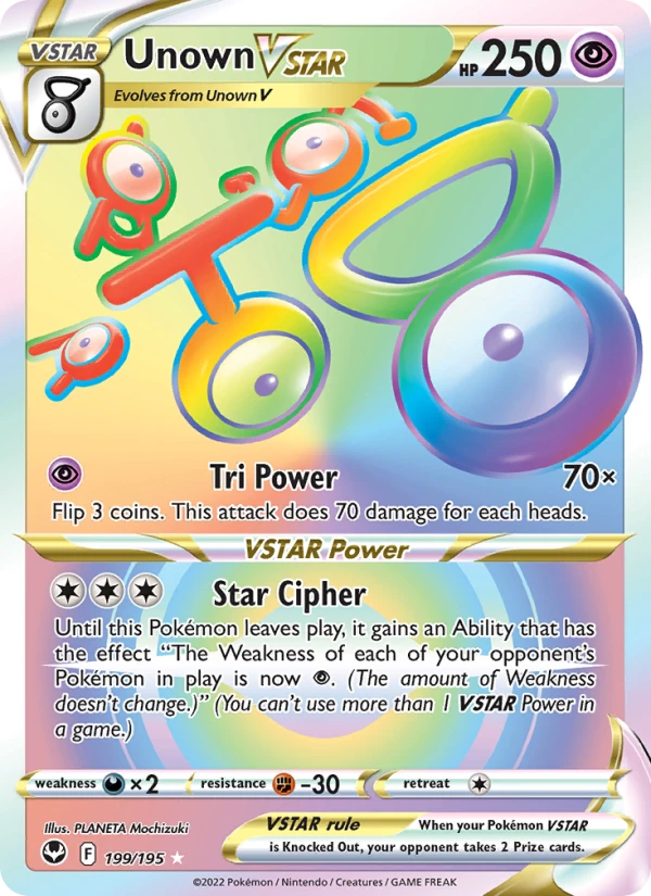 Unown Vstar #199
