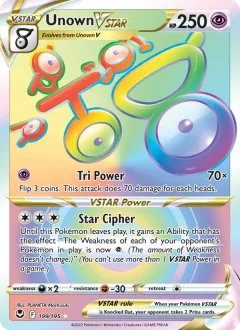 Unown Vstar