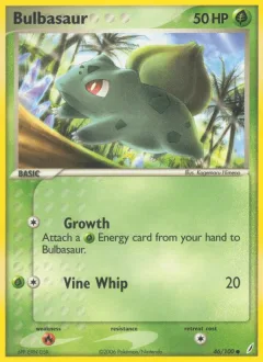 Bulbasaur Reverse Holo