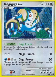 Regigigas Reverse Holo