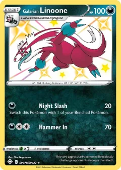 Galarian Linoone Sv079