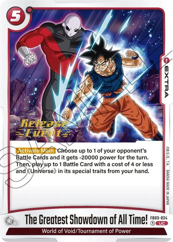 The Greatest Showdown of All Time! [Release Event] #FB03-024