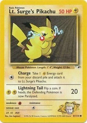 Lt Surge's Jolteon CoroCoro