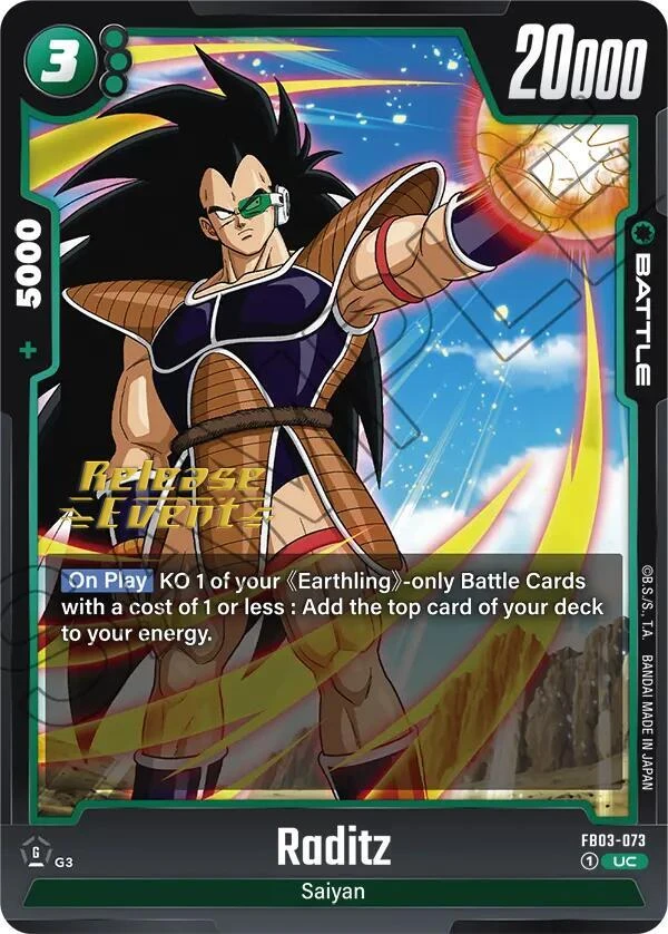 Raditz [Release Event] #FB03-073