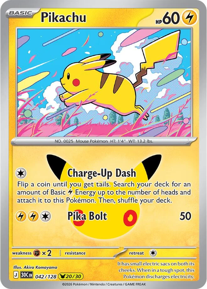 Pikachu Holo #42