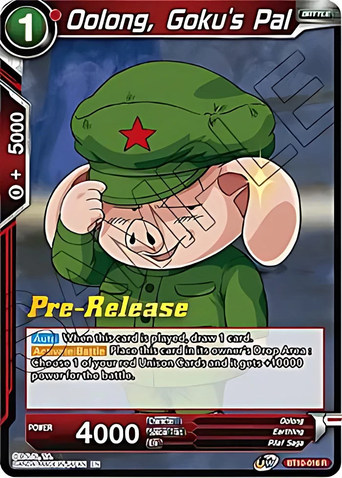 Oolong, Goku's Pal [Pre-Release] #BT10-016