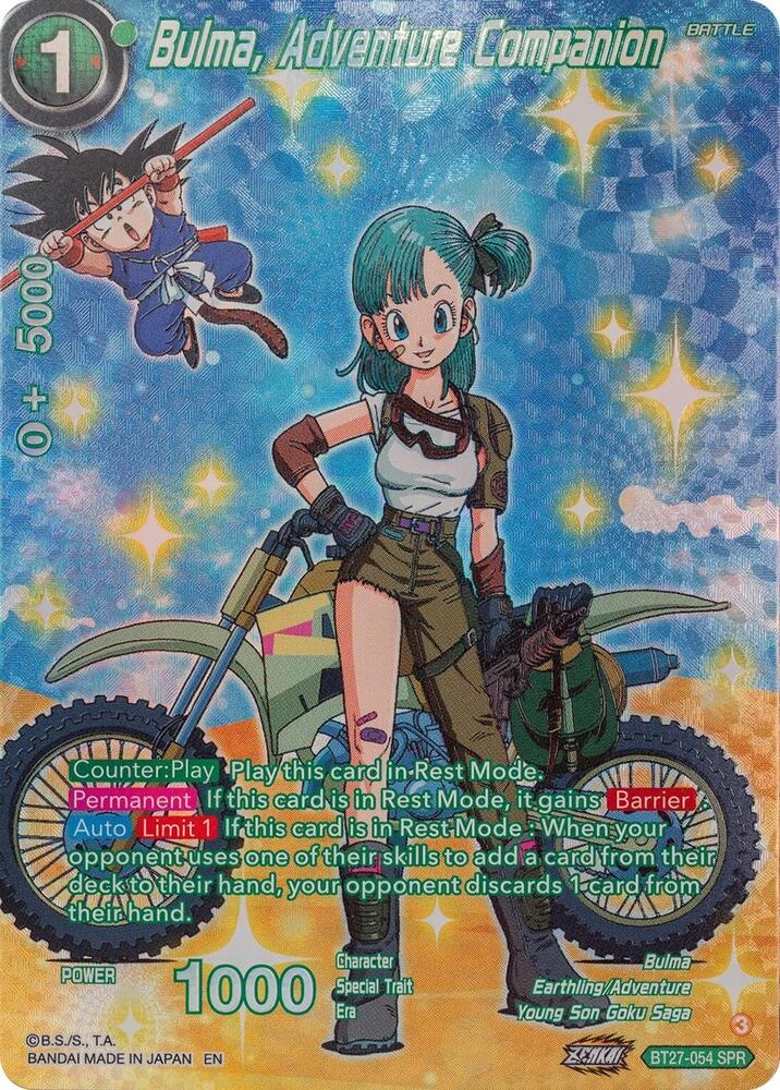 Bulma, Adventure Companion [SPR] #BT27-054