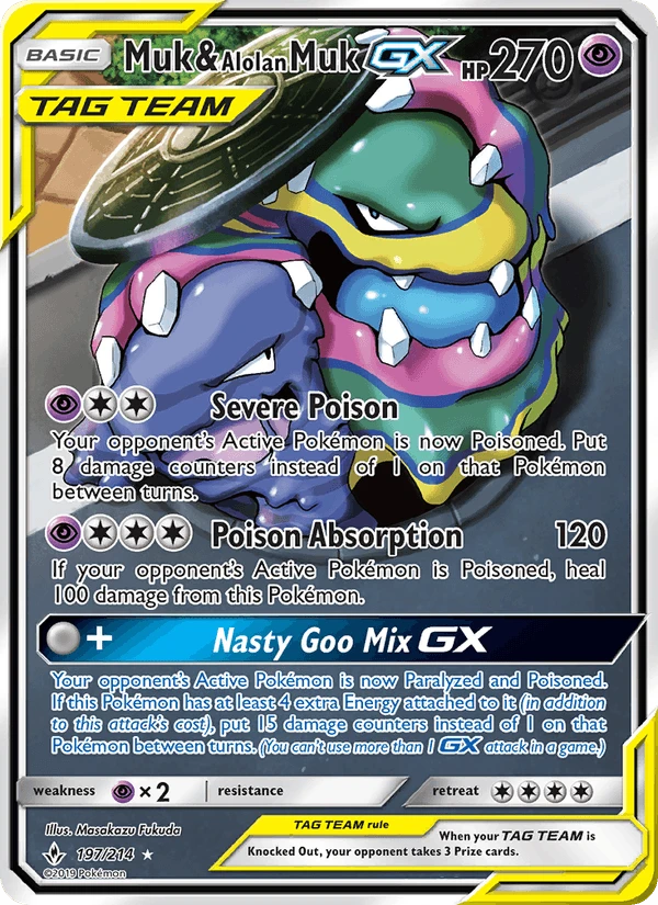Muk & Alolan Muk Gx #197