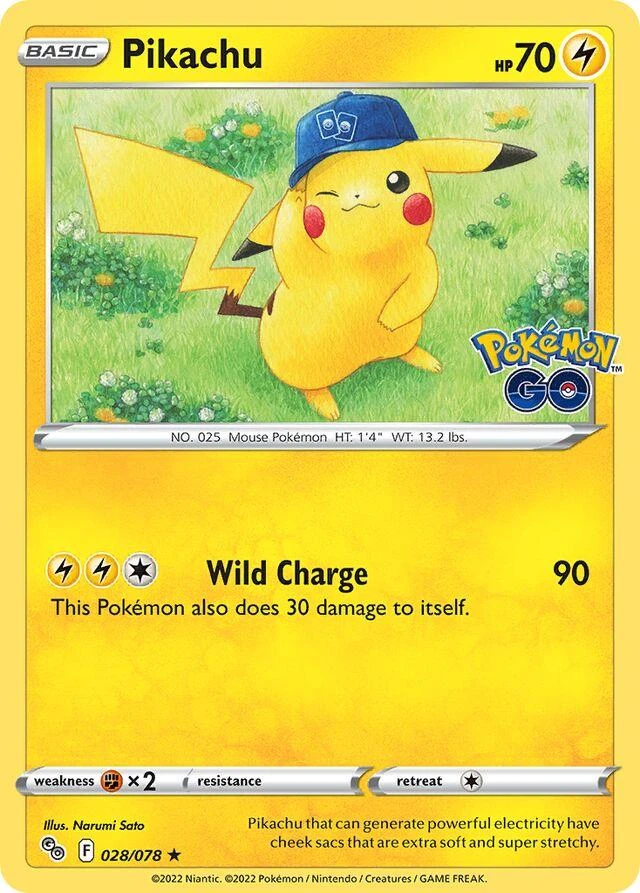 Pikachu Holo #28