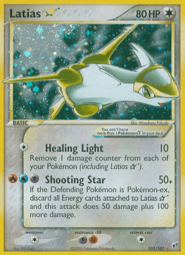 Latias Gold Star #105