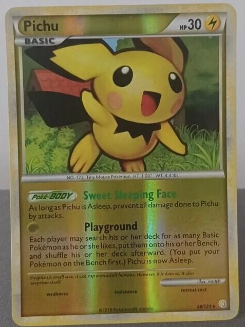 Pichu Reverse Holo #28