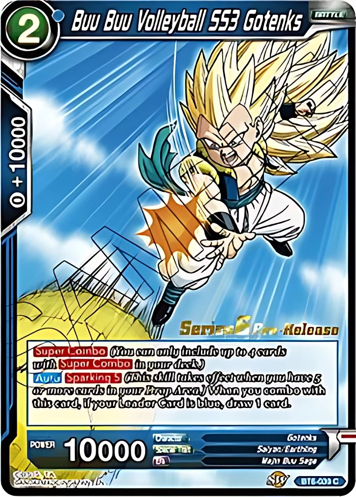 Buu Buu Volleyball SS3 Gotenks [Pre-Release] #BT6-039_PR