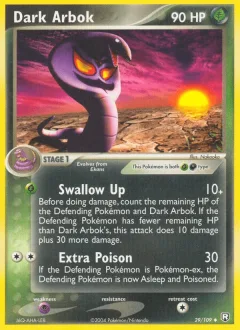Dark Arbok Reverse Holo