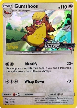 Gumshoos Prerelease Staff #SM97