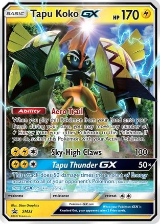 Tapu Koko GX #SM33