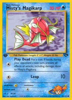 Misty's Magikarp 1st Edition