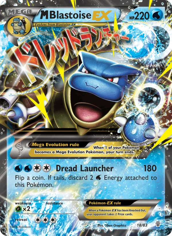 M Blastoise Ex #18