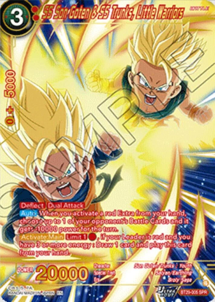 SS Son Goten & SS Trunks, Little Warriors [SPR] #BT29-005