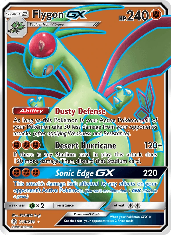 Flygon Gx #218