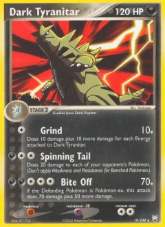 Dark Tyranitar Reverse Holo