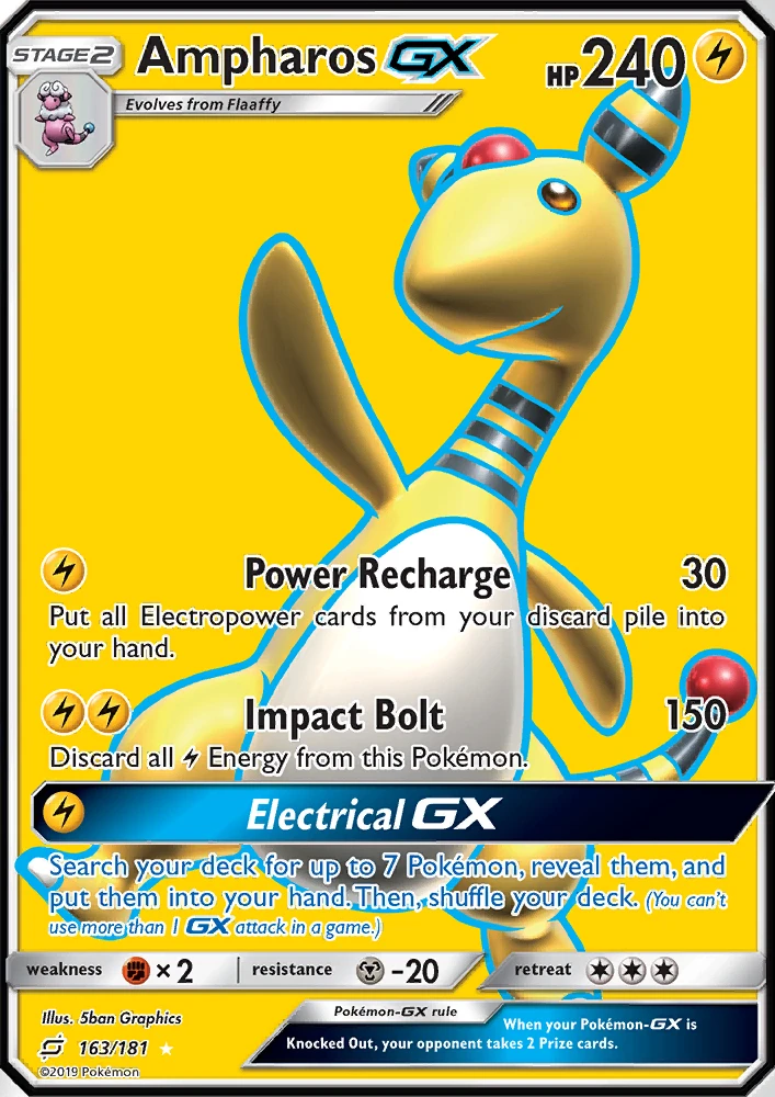 Ampharos Gx #163