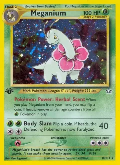 Meganium 1st Edition