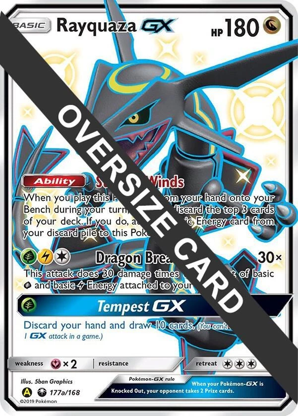 Rayquaza Gx Jumbo 177a