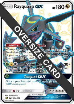 Rayquaza Gx Jumbo 177a