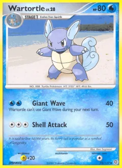 Wartortle Reverse Holo