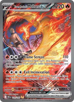 Team Rocket's Moltres ex Stamped