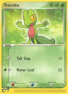 Treecko Reverse Holo