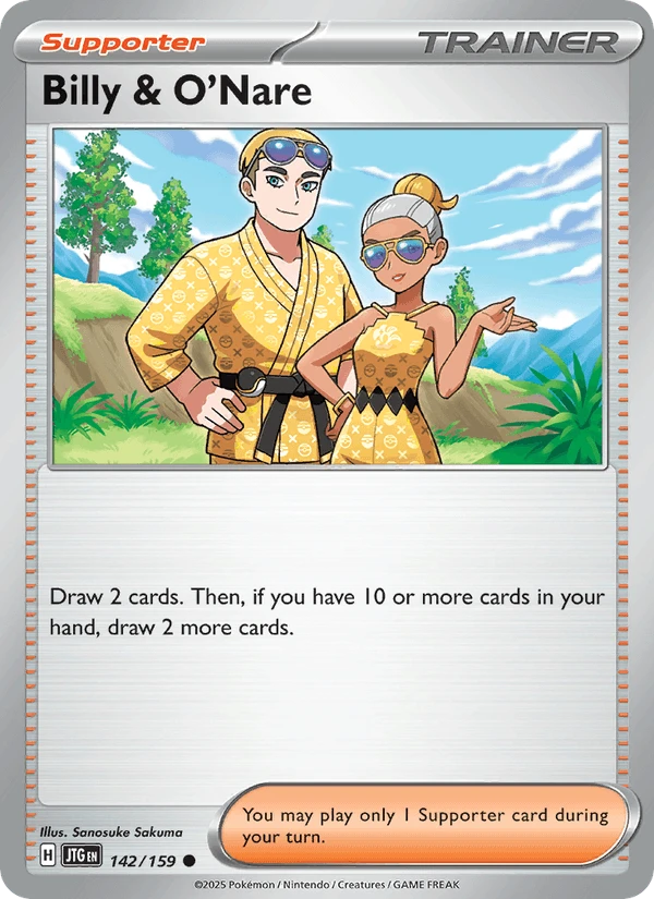Billy & O'Nare Reverse Holo #142