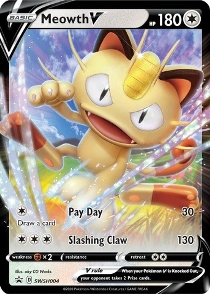 Meowth V #SWSH004
