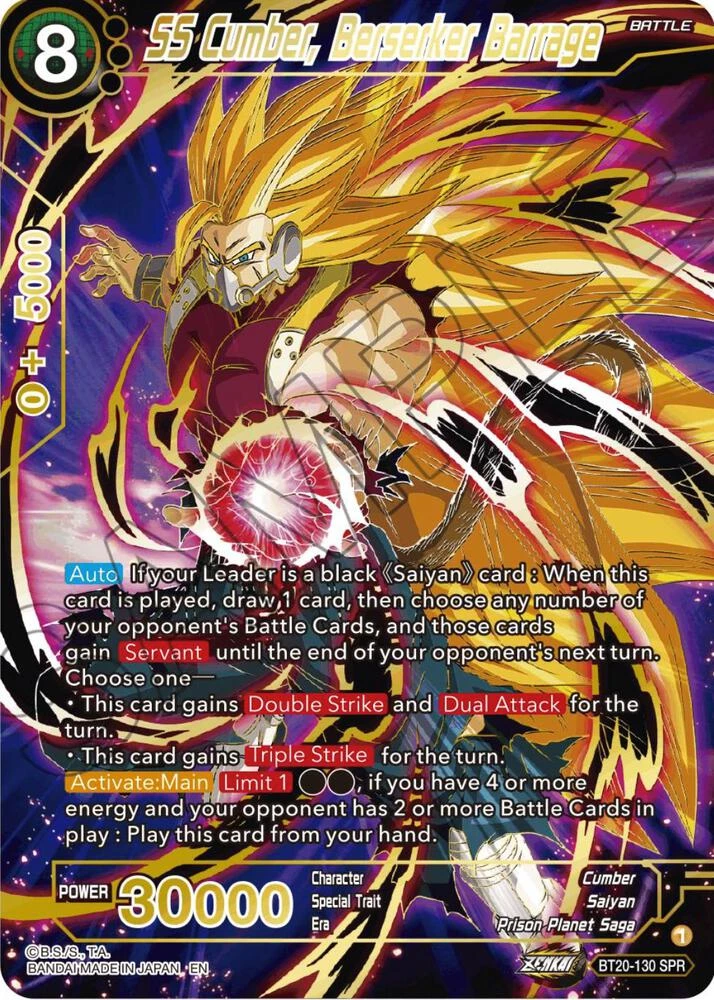SS Cumber, Berserker Barrage [SPR] #BT20-130