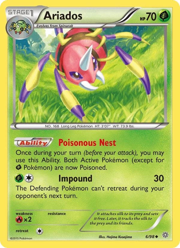 Ariados Reverse Holo #6