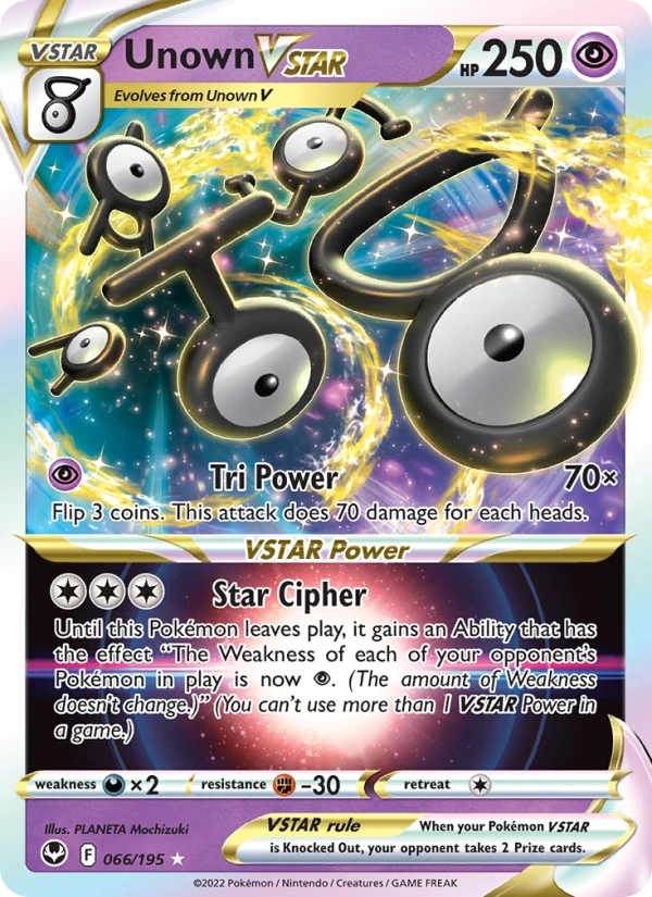 Unown Vstar #66
