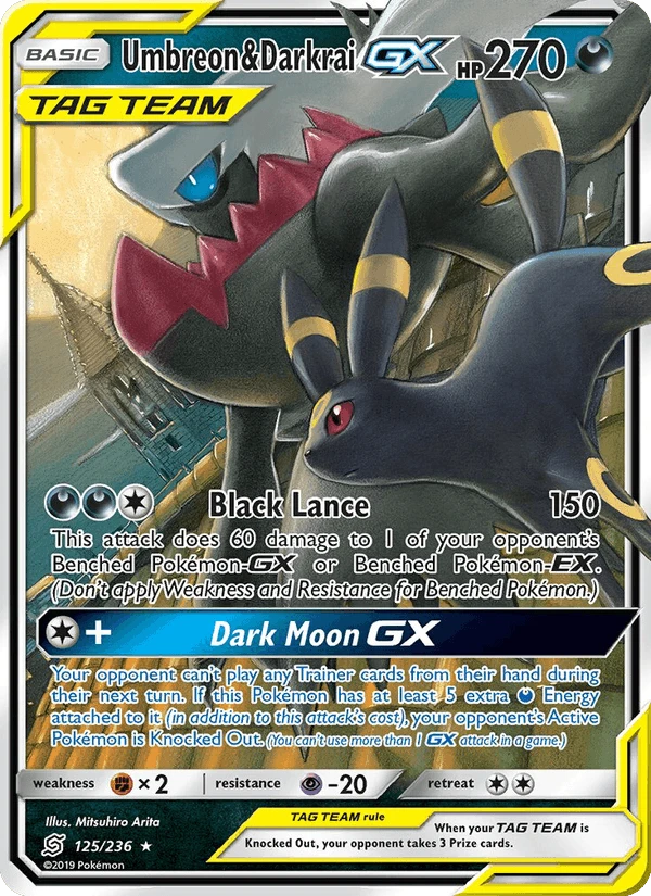 Umbreon & Darkrai GX #125