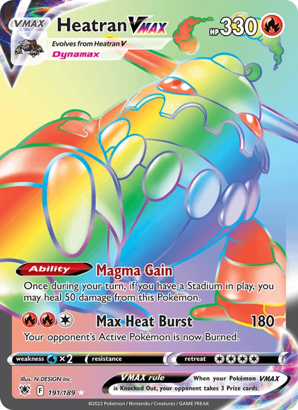 Heatran Vmax #191