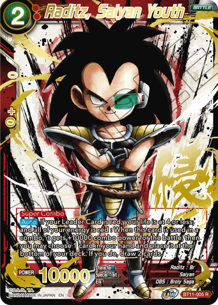 Raditz, Saiyan Youth [Alternate Art] #BT11-005