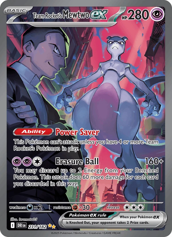 Team Rocket's Mewtwo Ex #231