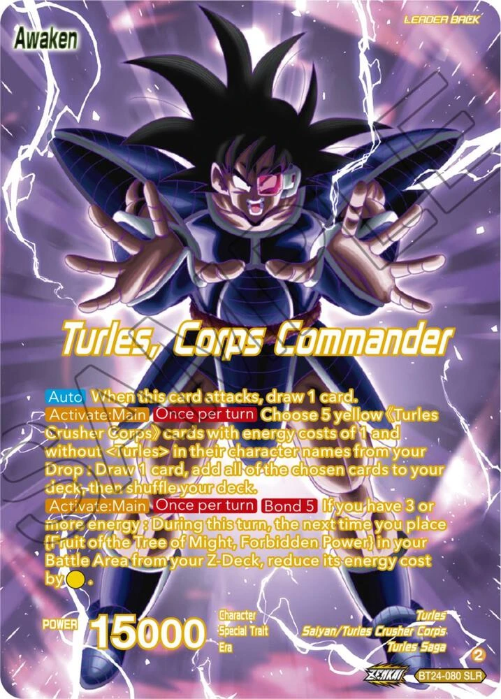 Turles // Turles, Corps Commander [SLR] #BT24-080
