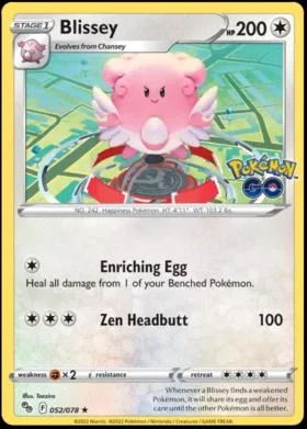 Blissey Holo #52