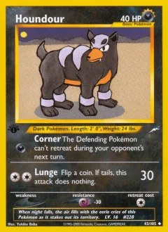 Houndour 1st Edition