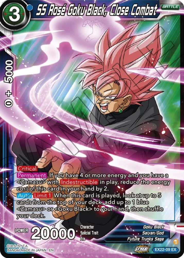 SS Rose Goku Black, Close Combat #EX22-09
