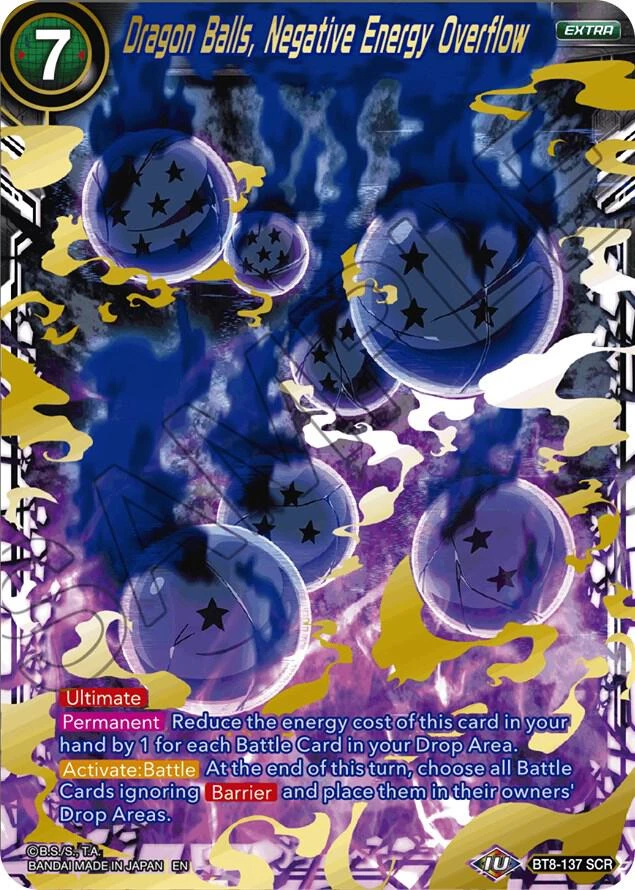 Dragon Balls, Negative Energy Overflow #BT8-137