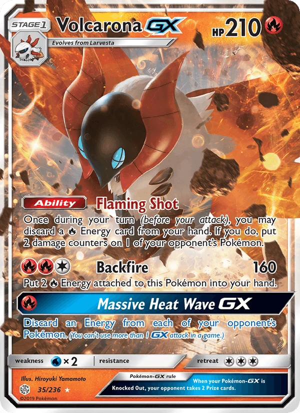Volcarona Gx #35